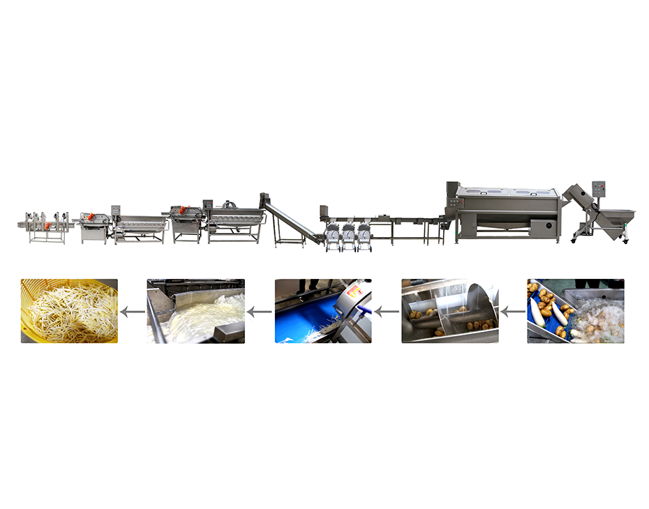 球茎菜加工生产线